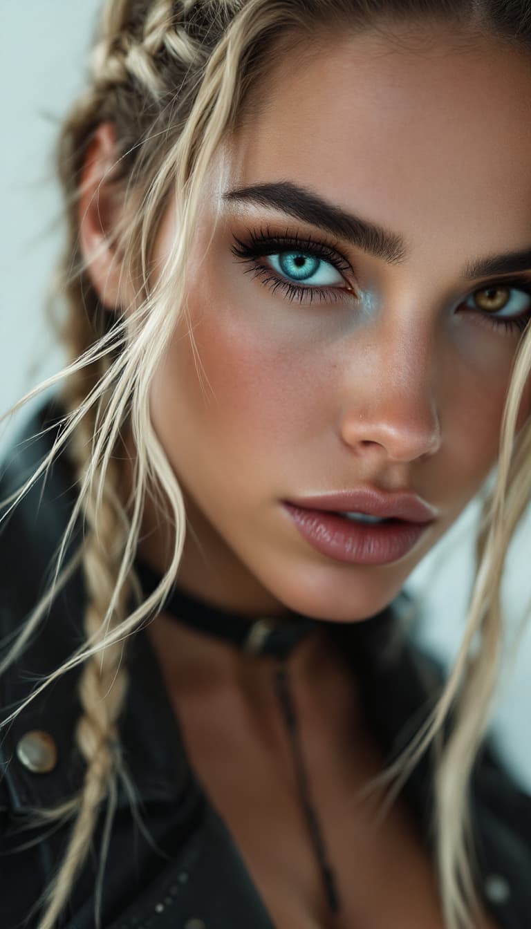 AI generated: Hyperrealistic full shot close up of Tempting Megan Fox as a beautiful military intelligence officer...