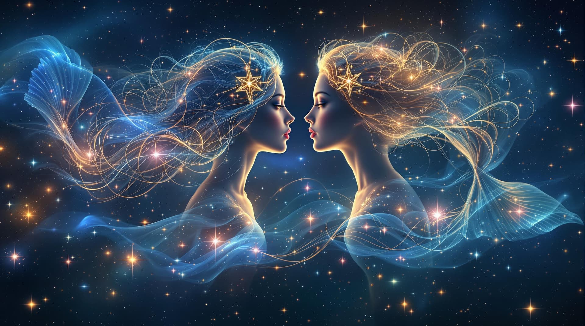 AI generated:  This digital is an hyper realistic image into an image duplicated  fractal artwork features a celes...