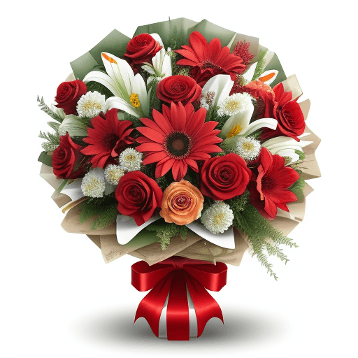 AI generated: new year flowers perfect new year bouquet