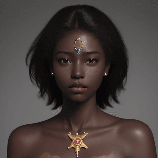 AI generated:  realistictic anatomy, no appearance of hands, realistic skin texture, perfect face, piercing, 21yo,...