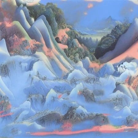 green-blue-shanshui - Image 1