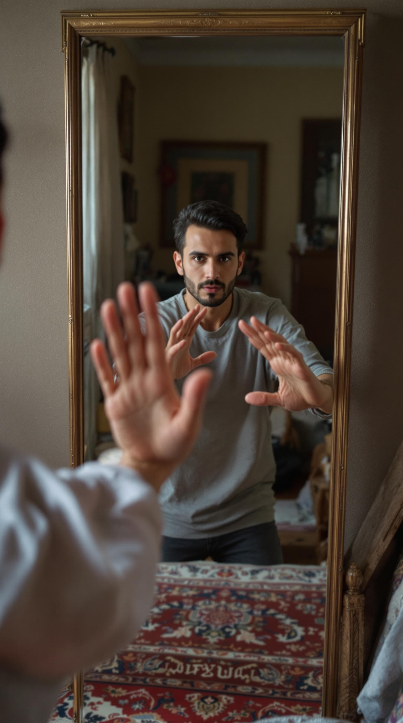 AI generated: POV first-person, I am a 30-year-old man with a natural, attractive face and a normal physique. I am...