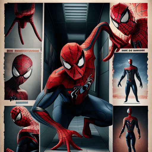 AI generated: Spider man 5cinematic posters 