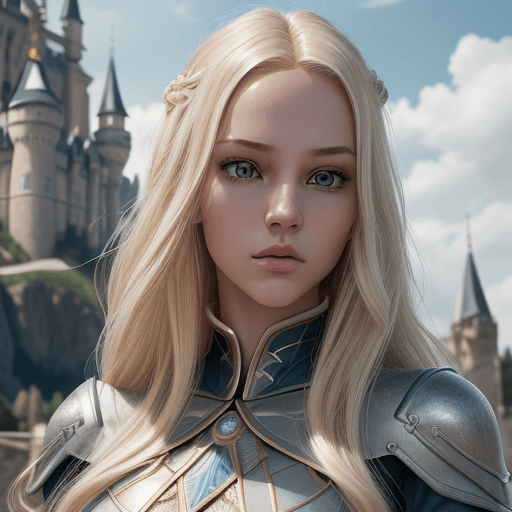 AI generated: Wizard Girl. Beautiful face. Slender body. Realistic face. Detailed face. Symmetrical eyes. Beautifu...