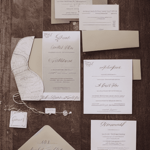 AI generated: Create a destination wedding invitation that resembles a vintage 