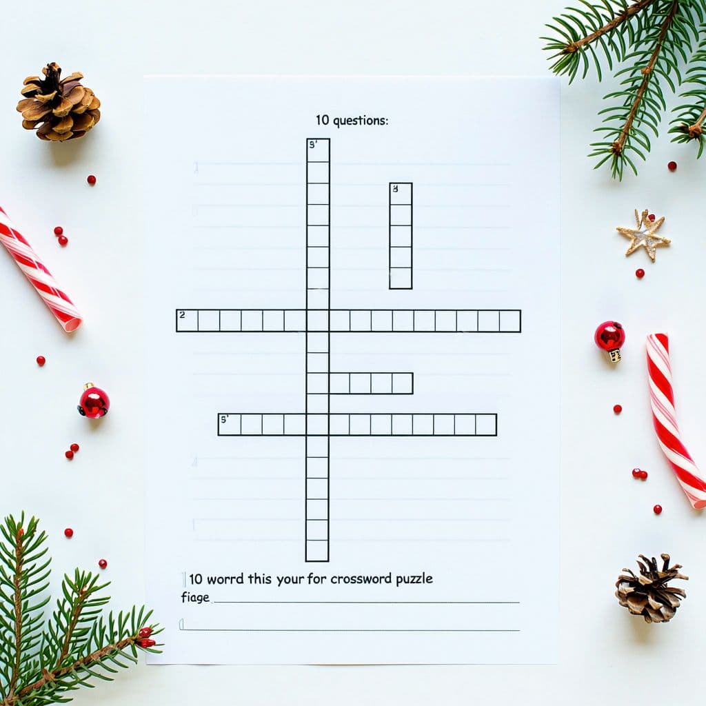 AI generated: Create a simple on a sheet of paper with a few decorations around it with the questions on this page...