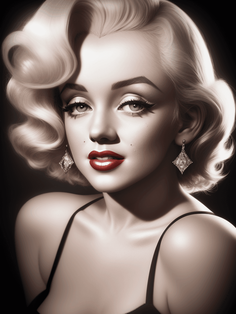 AI generated: studio lighting,photo of Marilyn Monroe, <lora:IWR-BelleDelphineUltimate:1>