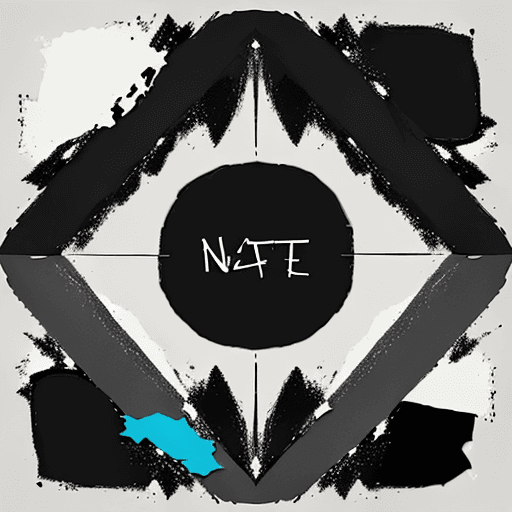 AI generated: Create an abstract collage with chaotic textures and bold, contrasting colors. In the center, place ...