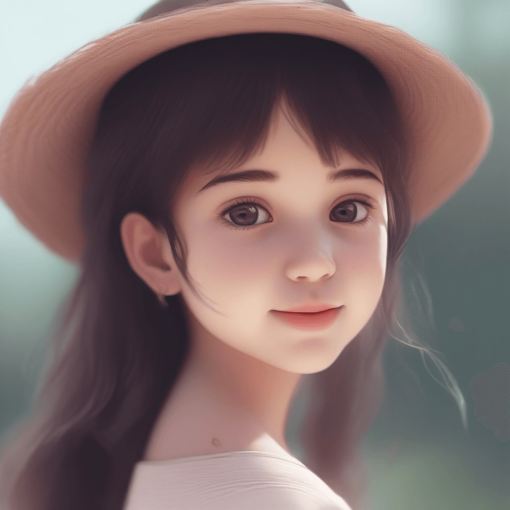 AI generated: cute girl