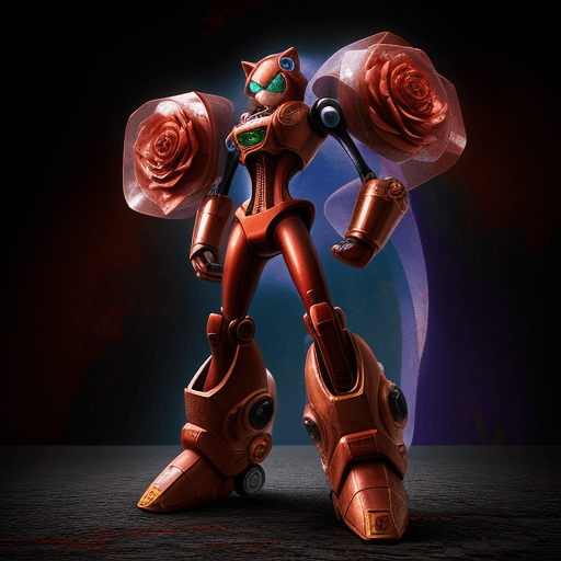 AI generated: Rusty Rose sonic prime