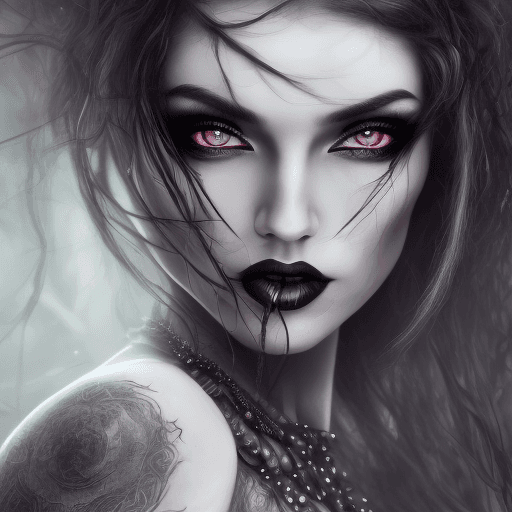 AI generated: create image of woman, a full body portrait of dark queen,perfect face,  dark fantasy randy theme, m...