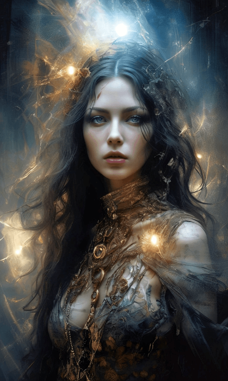 AI generated: best quality, 4k, highres, masterpiece, ultra-detailed, realistic, highly detailed black haired wome...