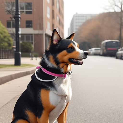 AI generated: dog walker profile picture