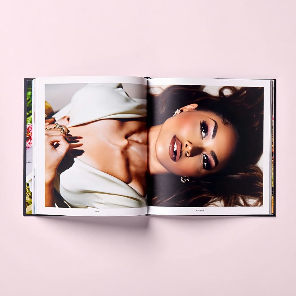AI generated: Femby magazine centerfold 