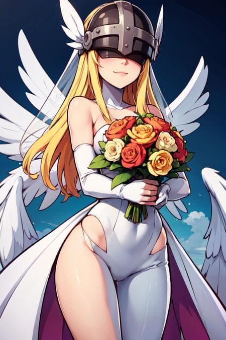 Angewomon: Archangel Vaccine | エンジェウーモン (Digimon) [Pony & SD1.5]