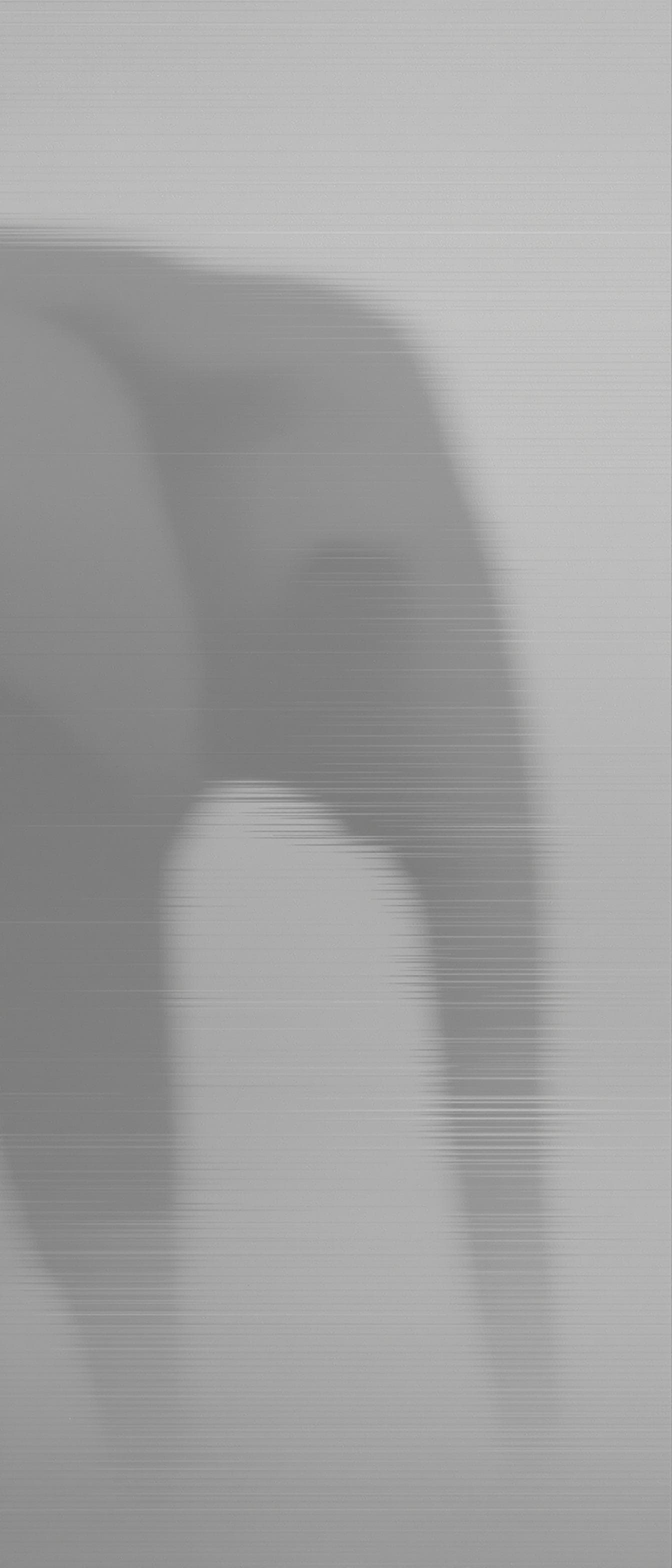 AI generated: glitch art with linear distortion, horizontal scan lines and digital interference, vertical portrait...