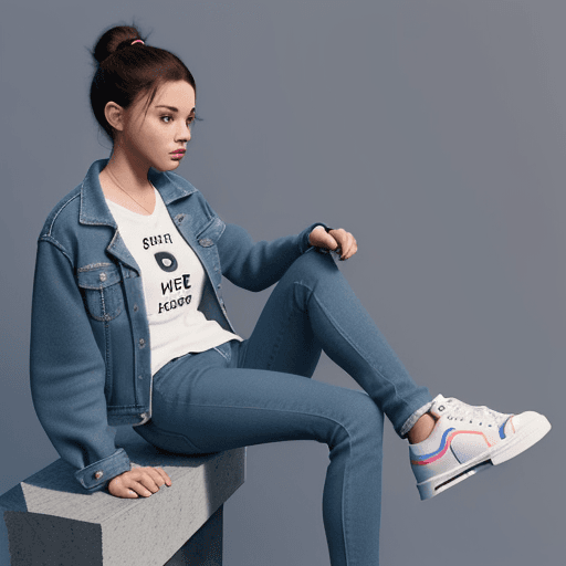 AI generated: Prompt:

Create a 3D illustration of an animated character sitting casually on top of a social media...