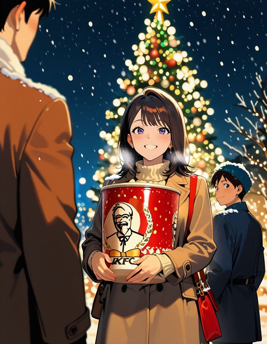 KFC , Christmas Package Bucket \ ケンタッキーフライドチキン 、 クリスマスバーレル、パーティーバーレル