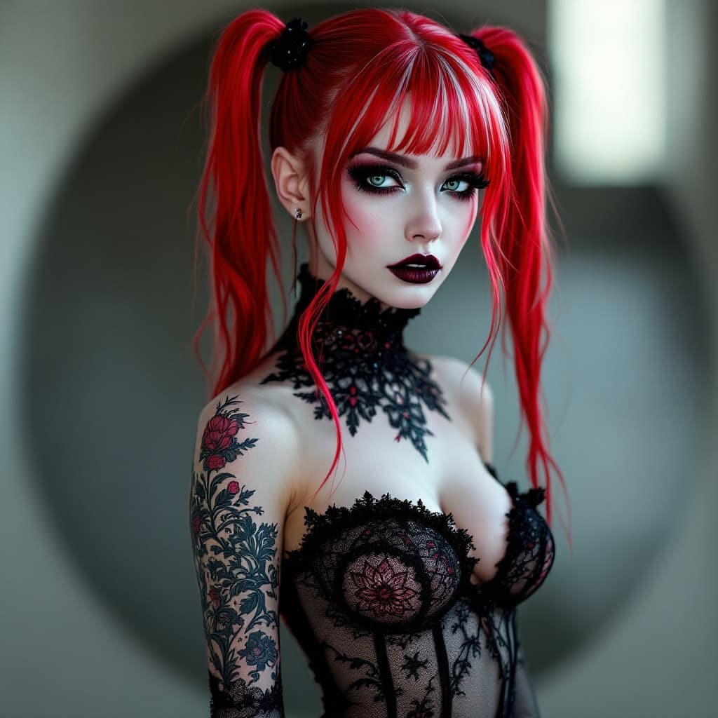 AI generated: instagram profile picture, should be text ''InkkandPetals'' and include within the circle: ''A reali...
