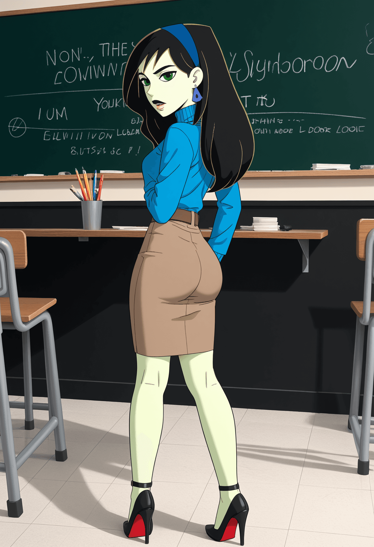 Shego, Dr. Drakken's mercenary, (Kim Possible), LoRA, PonyXL | IllustriousXL