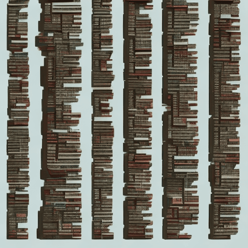 AI generated: New alphabet, brutalist style