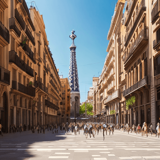 AI generated: Barcelona 