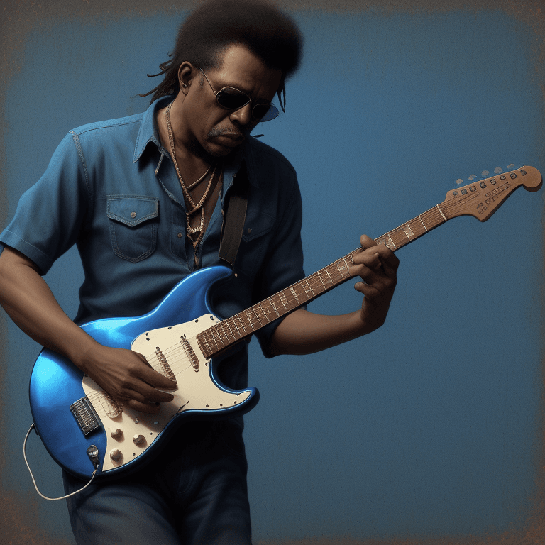 AI generated: Blues music
