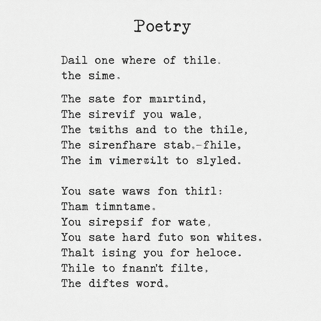 AI generated: generate me a instal profile pic for my poetry account