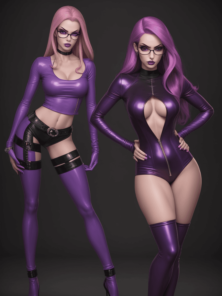 AI generated: Daphne from scooby-doo, very sultry look, so hot girl, beautiful charismatic girl, so hot shot, show...