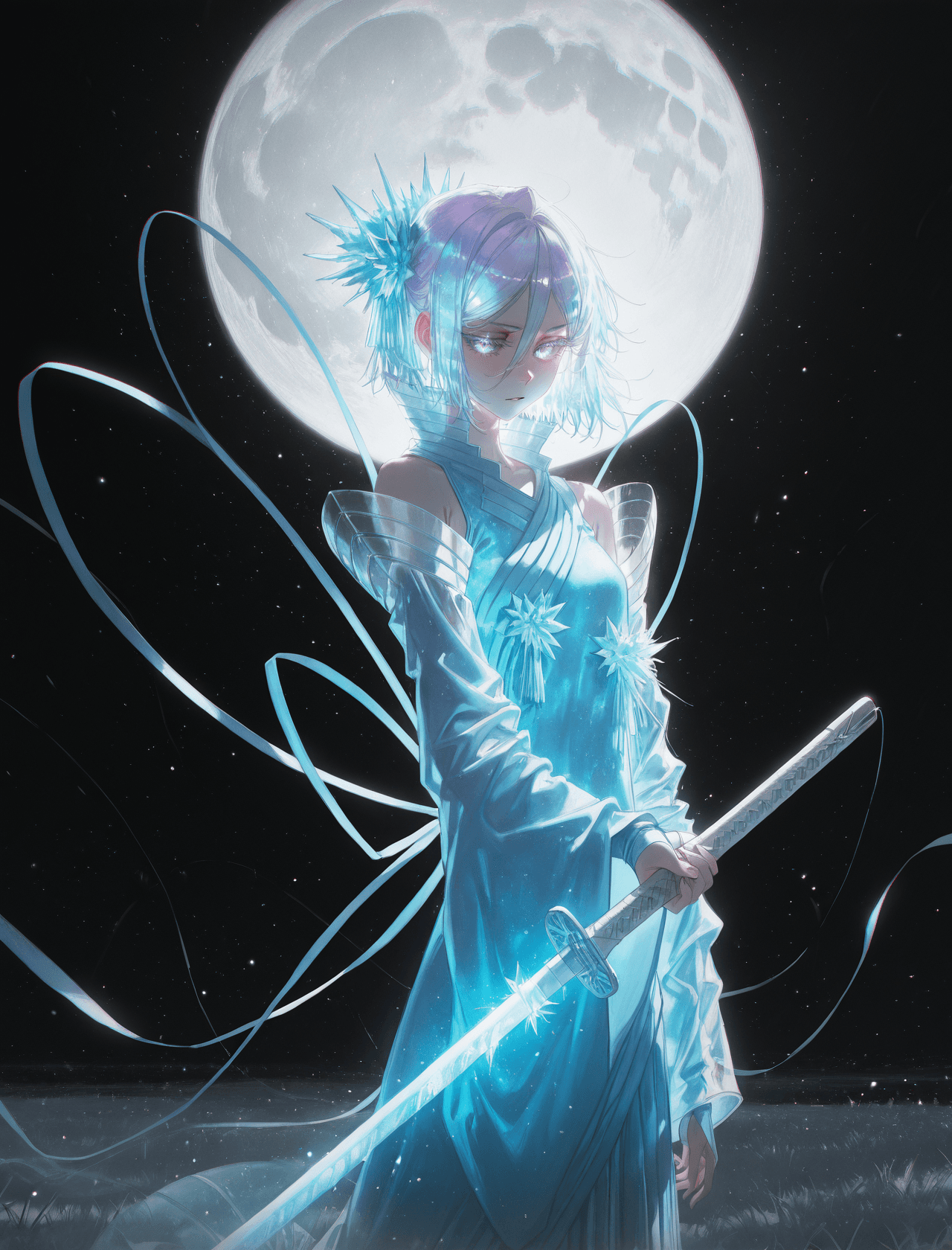 Rukia Kuchiki Bankai | Bleach | Illustrious