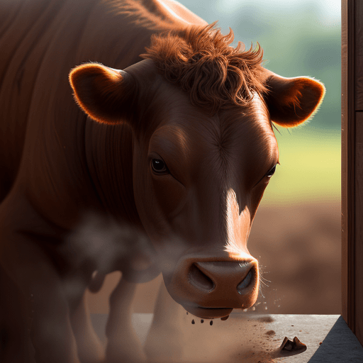 AI generated: chocolate milk coming from brown cows, photorealistic, photorealism, beautiful dramatic lighting, sh...