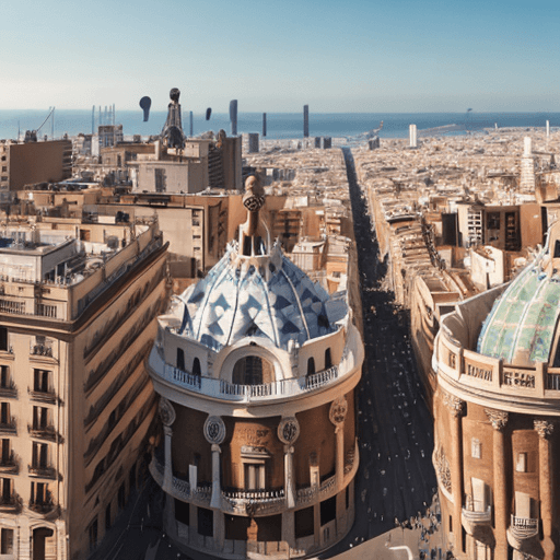 AI generated: Barcelona 