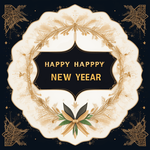 AI generated: happy new year 2024. blessing words from the Bible.