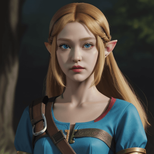 AI generated: zelda, 2k