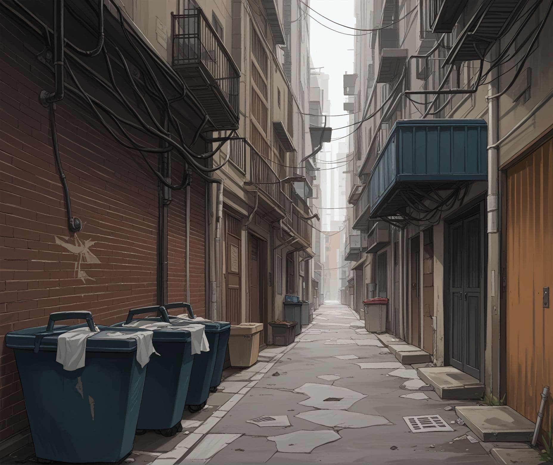 Modern Back Alley (IL/PDXL) - Image 1