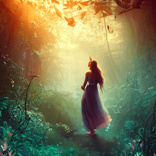 AI generated: Wandering alone, Lost in thought, seeking solace, Finding peace within| centered| stunning visual| i...