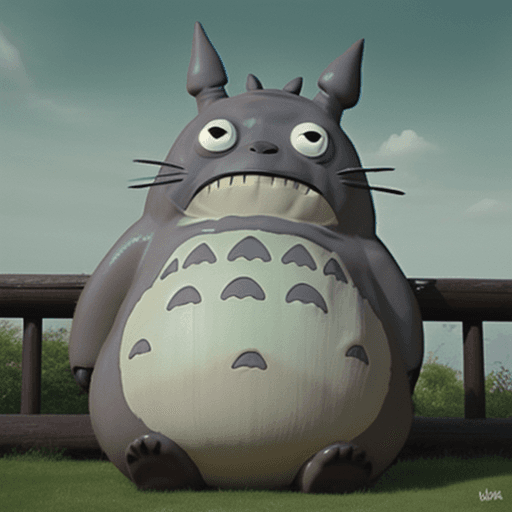 AI generated: totoro
