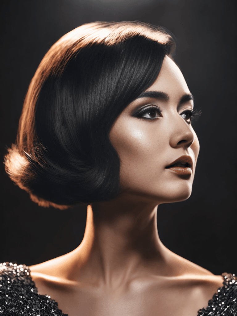 AI generated: Retro photography, classic hollywood film,(extreme close up:1. 5), (Medium shot:1. 1), (old film sto...