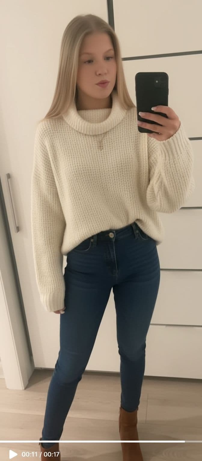 AI generated: she wear ...

