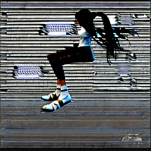 AI generated: disney pixar visual of a 17 year old girl with long, black hair wearing a white shirt including jean...