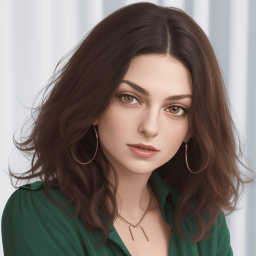 AI generated: mila vayntrub 