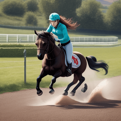 AI generated: un cavallo che corre