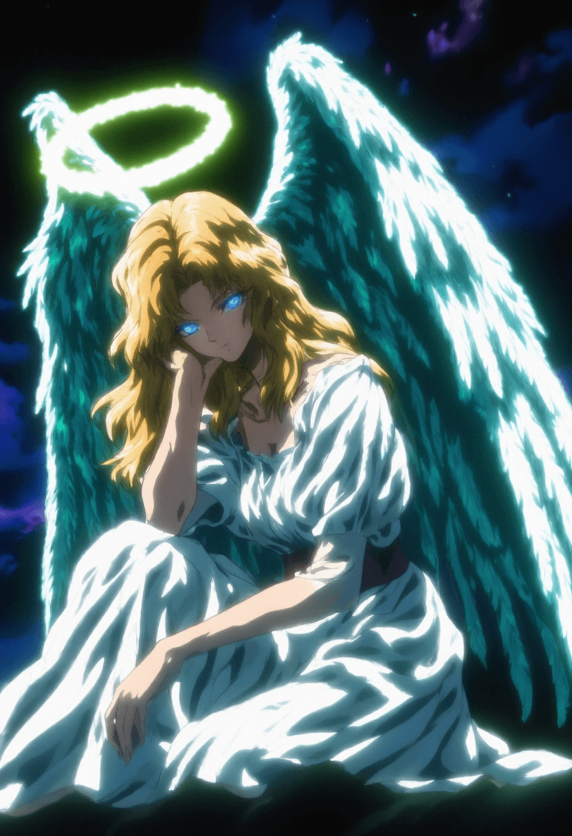 Dark Fantasy 90's anime style Flux/Chroma/illustriousXL