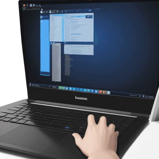 AI generated: Hyper realistic programmer make an application in front of the computer