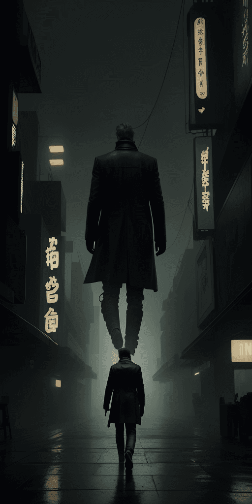 AI generated: Create a captivating cover image depicting a lone figure walking away, portraying a sense of mystery...