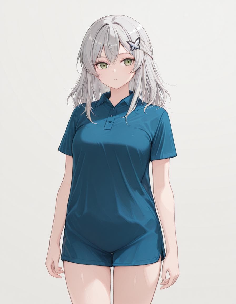 plain color polo shirt - Image 5