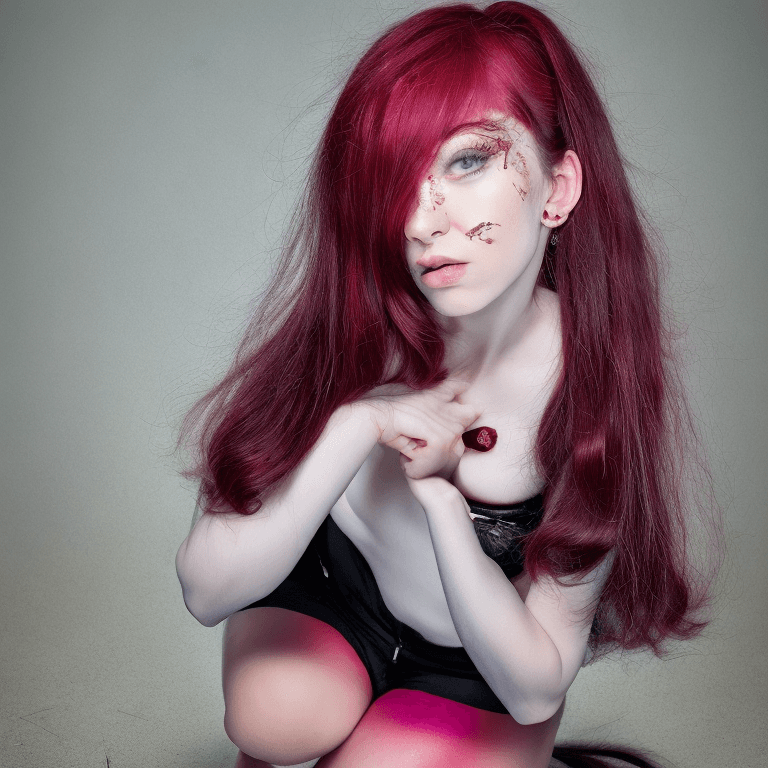 AI generated: very submissive, cute face, 18 years old schoolgirl, professional photo of a petite women girl ((slu...