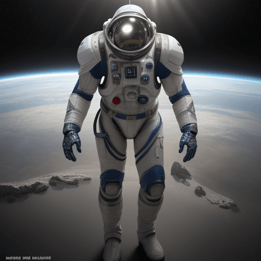 AI generated: RAW photo, realism, realistic, (hdr:1.5) , 4k UHD resolution, (Royal Galactic Explorer Suit:1.2) , (...