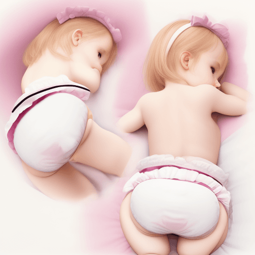 AI generated: cute diaper, diaper fetish, diaper girl, diaper, comic