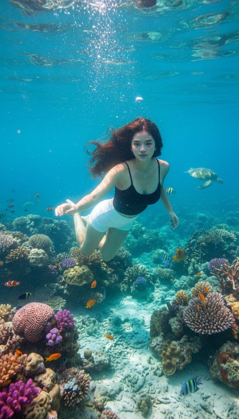 AI generated: plonger sous la mer